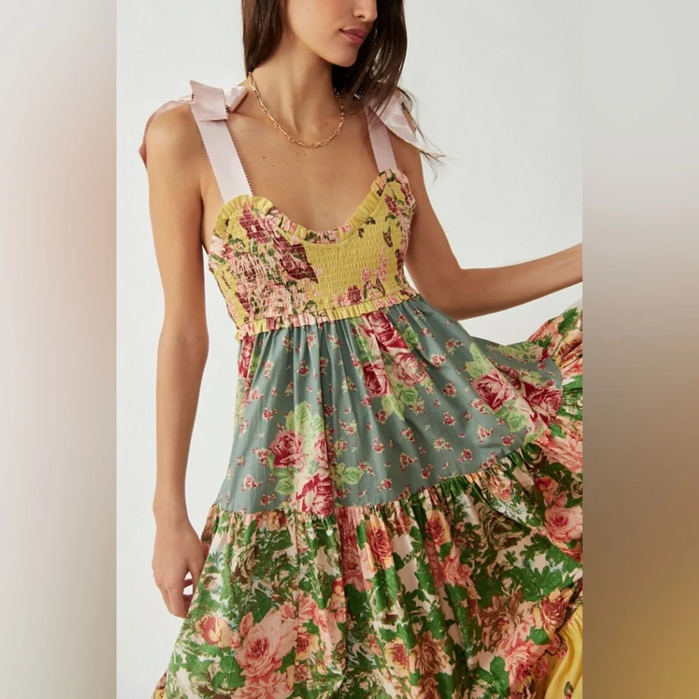 Free People Bluebell Tiered Maxi Dress
